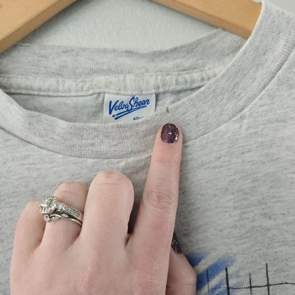 Taz 1993 T Shirt Size M Gray Colorado Looney Tunes Warner Bros Vintage 90s *read - Picture 5 of 14